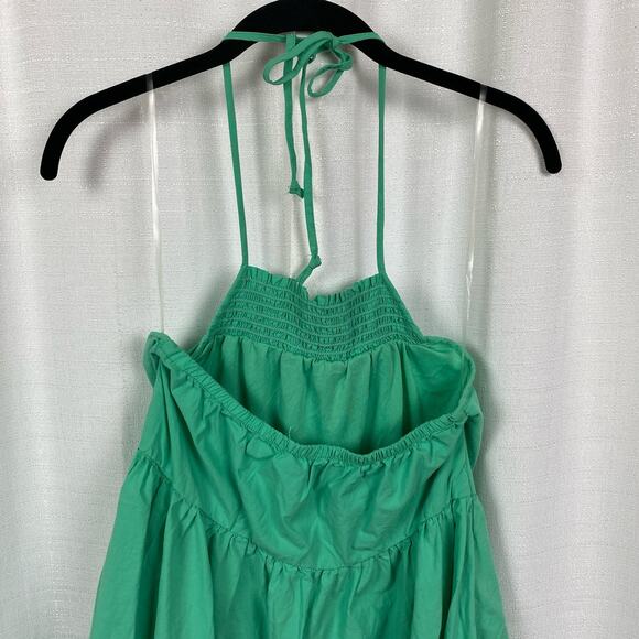 American Eagle Green Tiered Babydoll Mini Dress Sz.S NWT - Picture 10 of 15